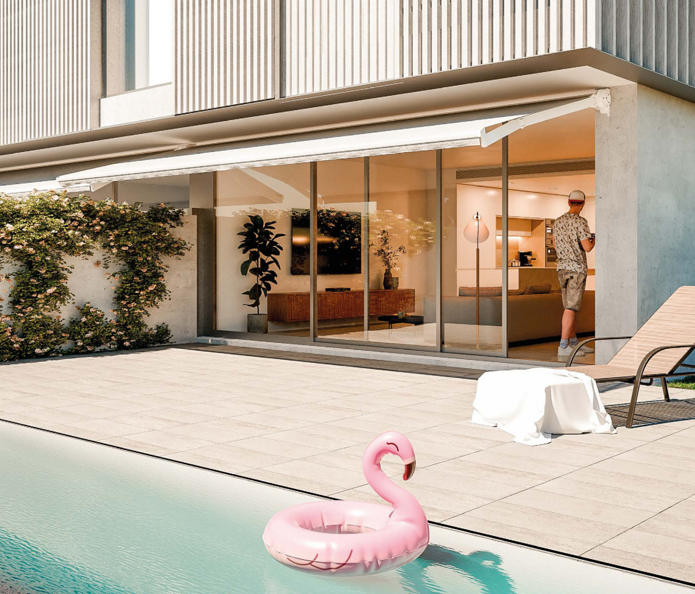 Moradia contemporânea na Praia da Barra com piscina privada - Contracta Engenharia