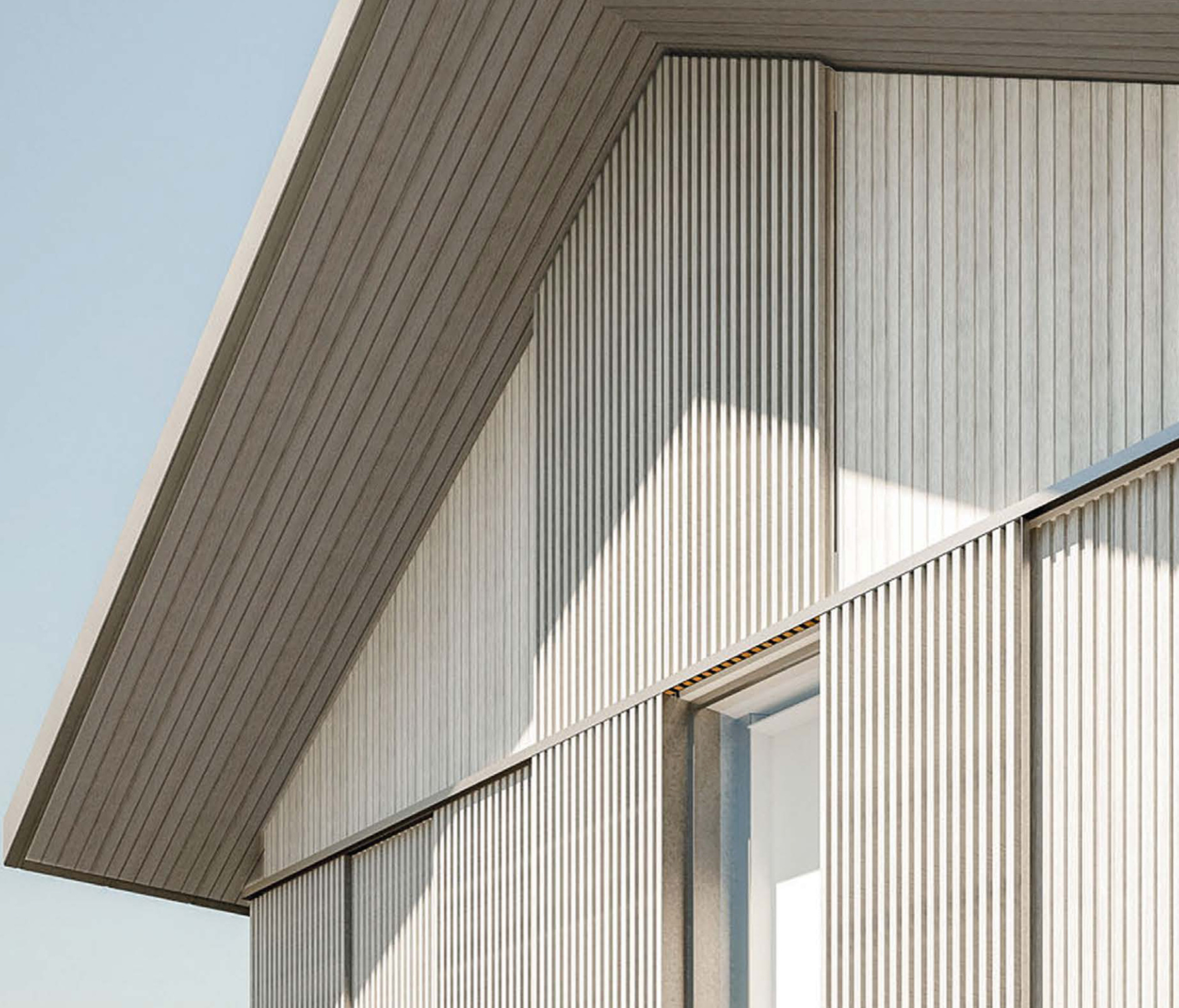 Detalhe construtivo de moradia na Praia da Barra - Contracta